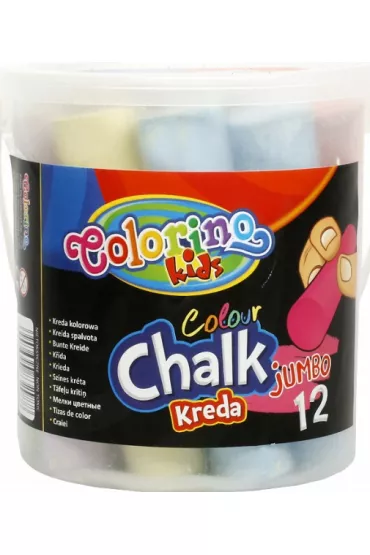 Patio Kreda kolorowa Jumbo Colorino Kids 12 szt.