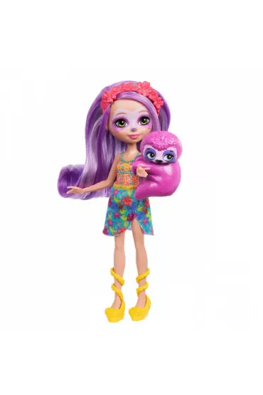 Enchantimals. Lalka Leniwiec + zwierz�tko HRX82 Mattel