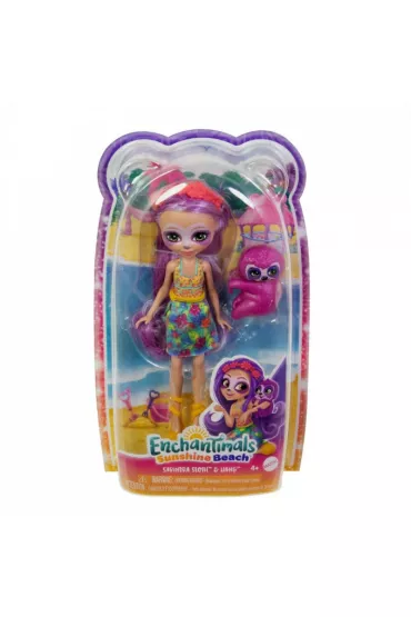 Enchantimals. Lalka Leniwiec + zwierz�tko HRX82 Mattel
