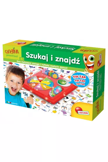 Carotina. Szukaj i znajd�. Gra �wicz�ca uwag� i refleks ma�ych dzieci Lisciani