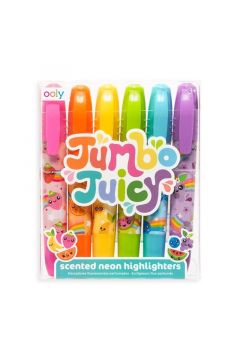 Kolorowe Baloniki Flamastry Jumbo Juicy pachnce neonowe 6 kolorw
