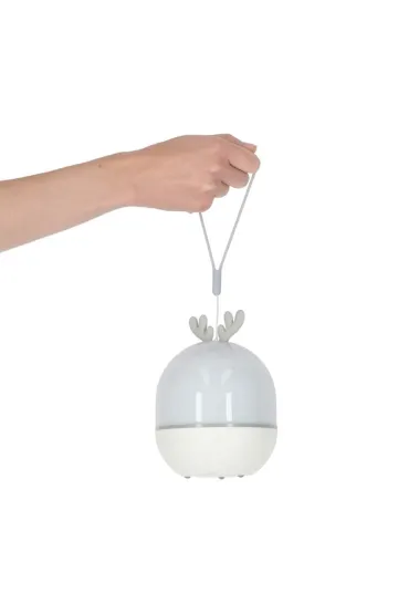 Lampka nocna projektor gwiazd LED USB obrotowy 6 motyw�w pilot jelonek