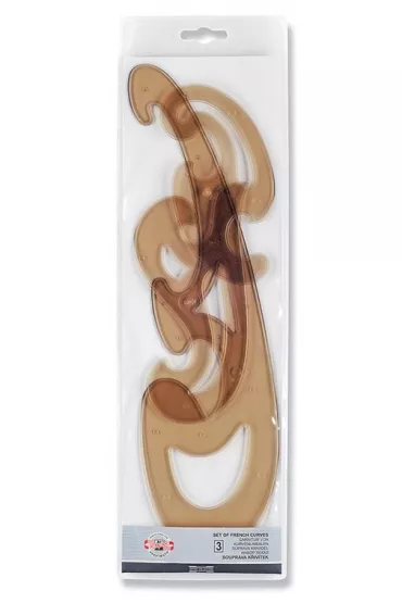 Koh-I-Noor Zestaw krzywik�w 750068 3 el. 3 szt.