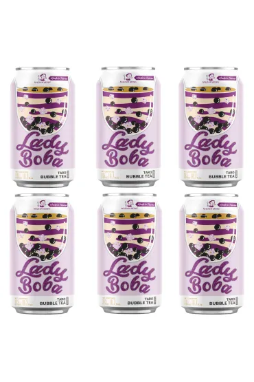 Madam Hong Zestaw Bubble tea taro 6 x 315 ml