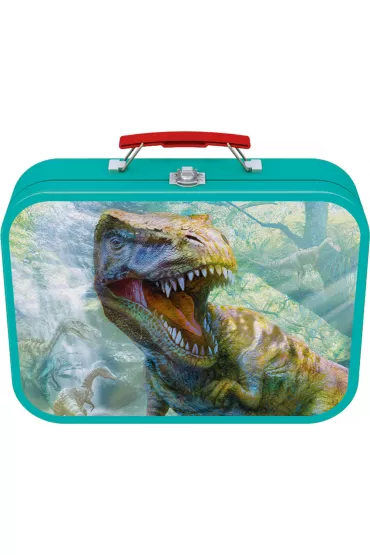 Puzzle 4w1 - Dinozaury w walizce (2x60 el. + 2x100 el.) Schmidt