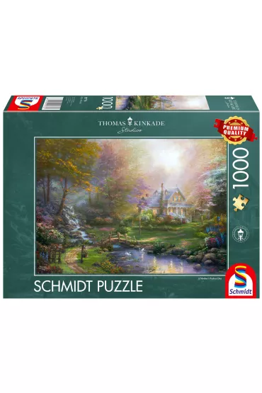Puzzle 1000 el. PQ Thomas Kinkade Idealny dzie� Schmidt - Thomas  Kinkade