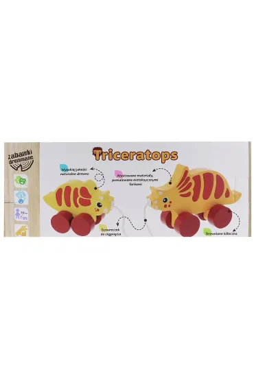 Zabawka drewniana - Triceratops TREFL