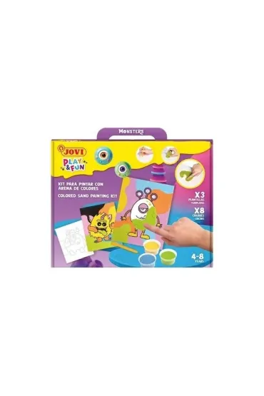 Play&Fun Malowanie piaskiem - Stwory Jovi