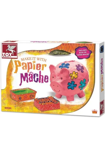 Modelowanie z masy papierowej - Make It Paper Mache. Toy Kraft *