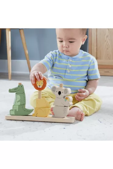 Fisher-Price. Drewniane zwierz�tka Uk�adaj i sortuj Mattel