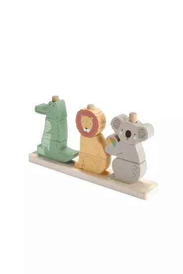 Fisher-Price. Drewniane zwierz�tka Uk�adaj i sortuj Mattel
