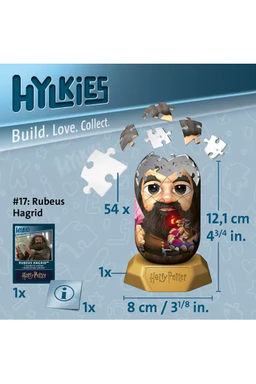 Puzzle 54 el. 3D Hylkies: Hagrid Ravensburger
