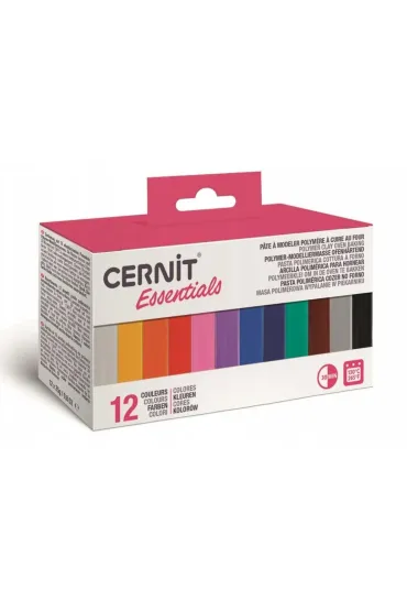 Modelina kolory podstawowe 12x25g Cernit