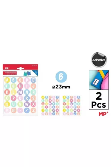 Mp Main Paper Naklejki literki 2 szt.