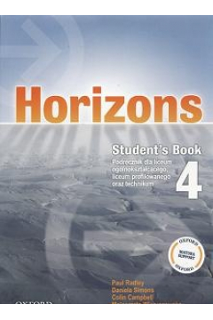 Horizons 4 Podręcznik Paul Radley, Daniela Simons, Colin Campbell