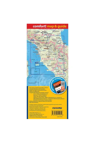 Toskania Florencja Siena Piza laminowany map&guide 2w1przewodnik i mapa - Kamila Kowalska