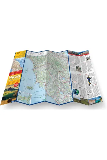Toskania Florencja Siena Piza laminowany map&guide 2w1przewodnik i mapa - Kamila Kowalska