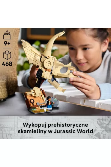 LEGO Jurassic World Szkielety dinozaurw: czaszka triceratopsa 76969