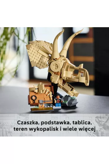 LEGO Jurassic World Szkielety dinozaurw: czaszka triceratopsa 76969