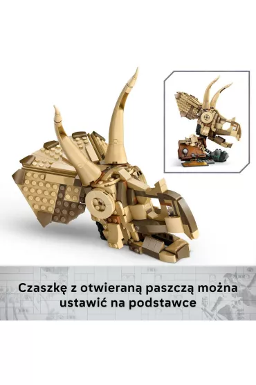 LEGO Jurassic World Szkielety dinozaurw: czaszka triceratopsa 76969