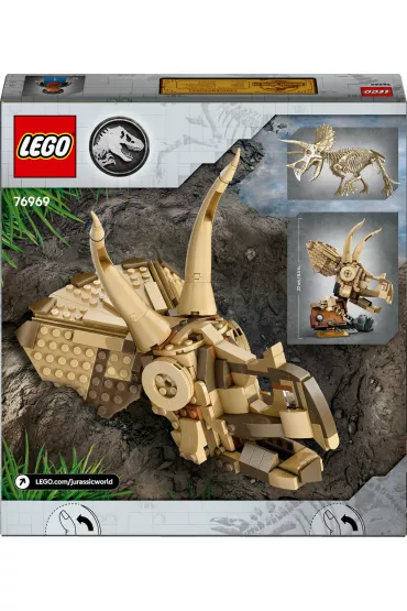 LEGO Jurassic World Szkielety dinozaurw: czaszka triceratopsa 76969