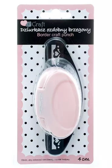 Dalprint Dziurkacz ozdobny brzegowy serca 4cm
