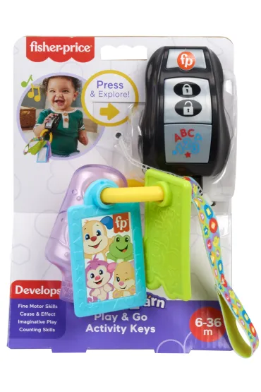 Fisher-Price. Edukacyjne kluczyki ABC 123 HXF51 Mattel