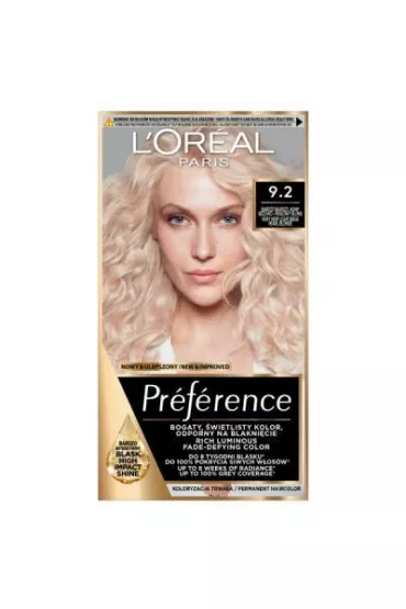 LOreal Paris Feria Preference farba do w�os�w 92 Bardzo Jasny Blond