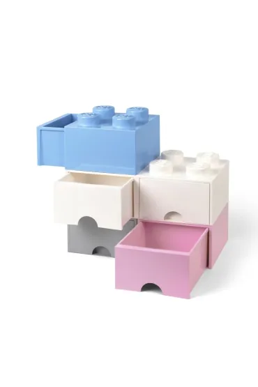 Szuflada klocek LEGO Brick 4 Ciemnoszara