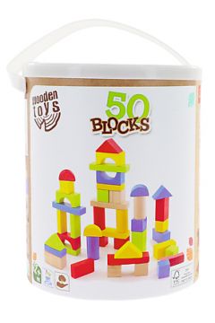 Zabawka drewniana 50 Blocks