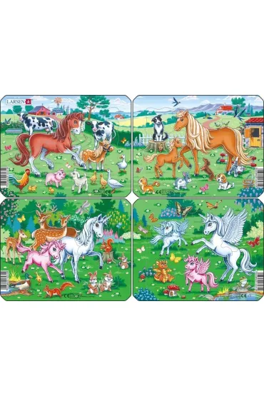 Puzzle 11 el. Kucyki jednoro�ce i przyjaciele Larsen