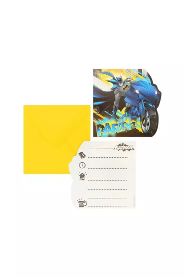 Procos Zaproszenia Batman Rogue Rage 6 szt.