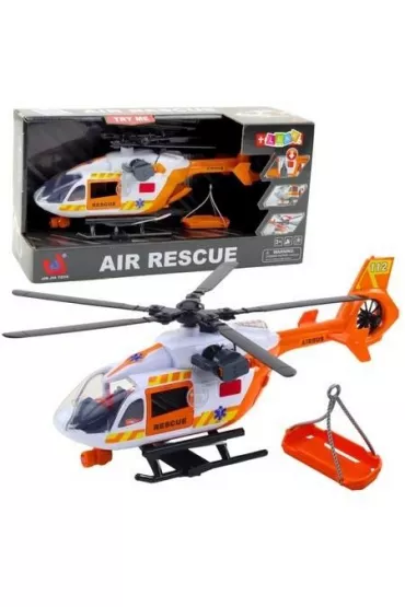 Helikopter ratunkowy hak + nosze 1:14 Leantoys
