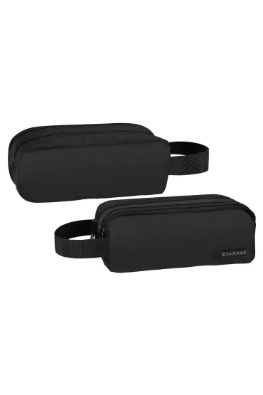 Starpak Pi�rnik saszetka 2 zamki Black