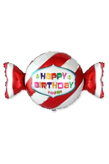 Balon foliowy S�odki cukierek czerwony 60cm