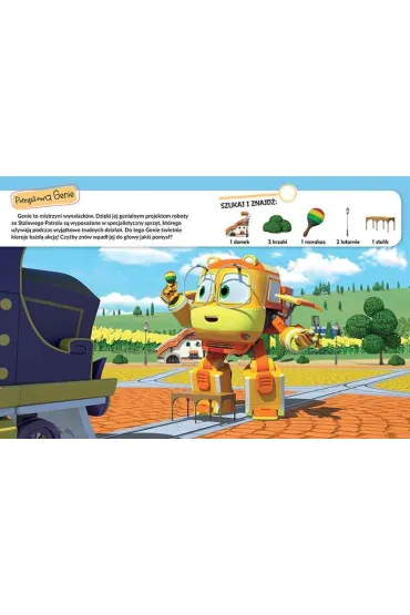 Stalowy Patrol na tropie. Robot Trains. Szukaj i znajd� - Beata �michowska