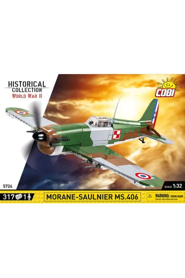 HC WWII Morane-Saulnier MS.406.Historical Collection 317 kl.
