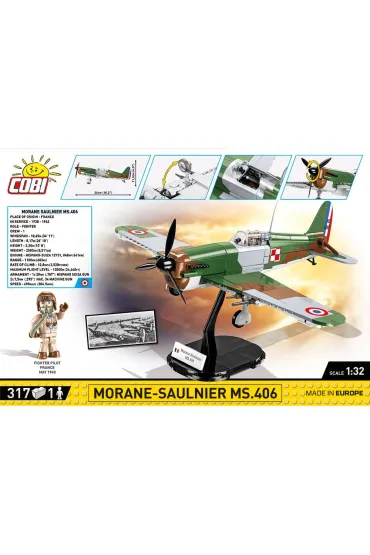HC WWII Morane-Saulnier MS.406.Historical Collection 317 kl.