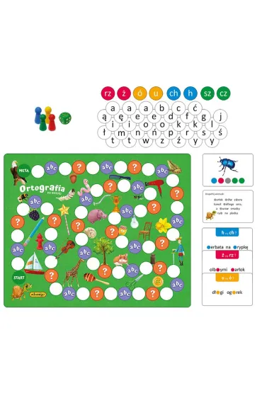 Gra Ortografia na weso�o - gra edukacyjna ADAMIGO 7981
