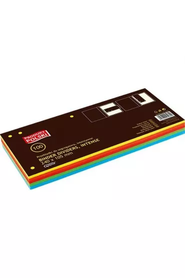Grand Przek�adki do segregatora intensywne 100 szt.