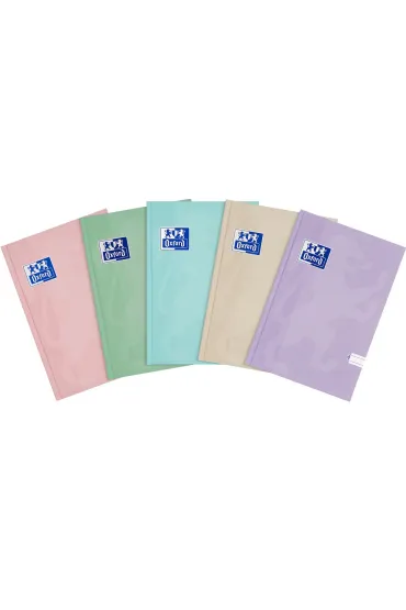 Oxford Brulion A5 touch pastel z marginesem linia 96 kartek