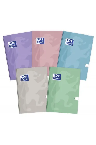 Oxford Brulion A5 touch pastel z marginesem linia 96 kartek