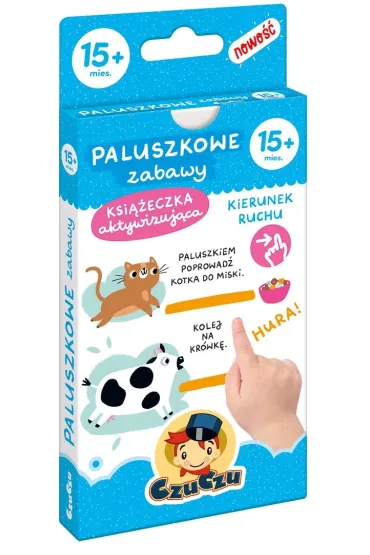 Paluszkowe zabawy CzuCzu. Ksi��eczka aktywizuj�ca 15m+