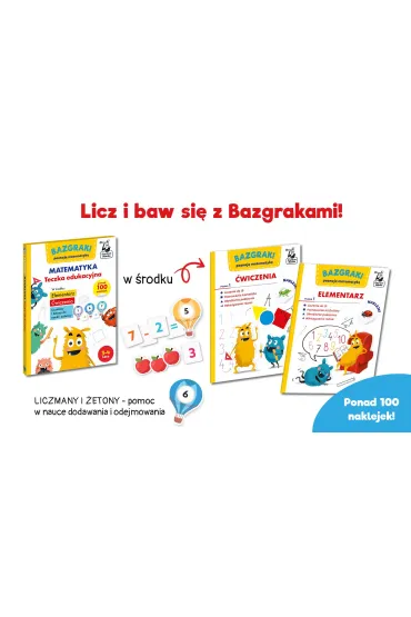 Matematyka. Teczka edukacyjna. Kapitan Nauka. Bazgraki