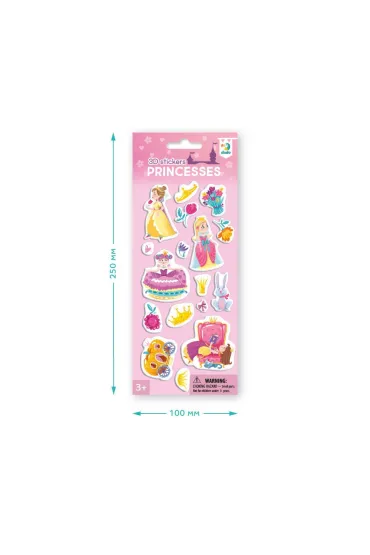Dodo Naklejki 3D Princesses