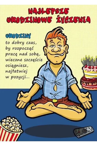 Stamp Karnet Comic B6 + koperta wz�r nr 03 Urodziny