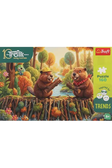 Puzzle 160el U Bobra TREFL 15448