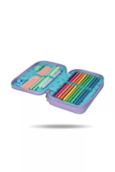 CoolPack Pi�rnik podw�jny z wyposa�eniem Jumper 2 Stitch Pastel