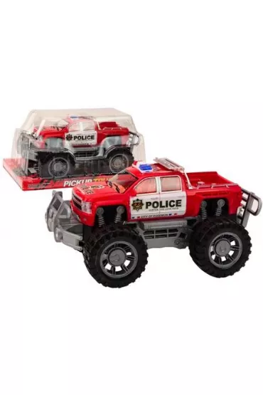 Samoch�d Policji Pickup czerwony LeanToys
