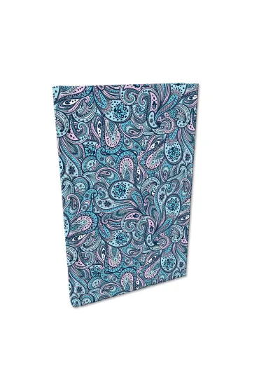 EV-Corp Notes A5 Soft Touch Paisley Turkus kratka